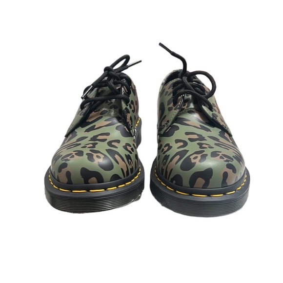 Dr. Martens 1461 Distorted Leopard Printed Lace-Up Shoes Size 7 NEW - Picture 3 of 10